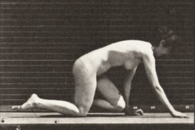 Plate 182 Crawling on hands and knees — figure reference